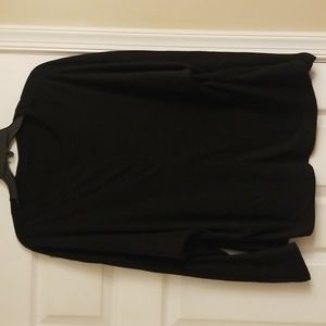 Black Oversized thin sweater top. Size small.